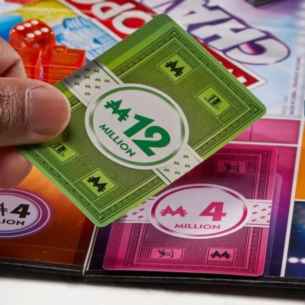Monopoly Chance Board Game | Fast-Paced Property Trading Game| for 4 Players